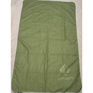 Olympia Fit Microfiber Sports Active Yoga Towel Green NWOT